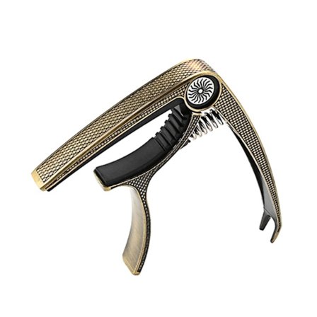 Capo til guitar, 2 i 1 zinklegering tuningsklemme til elektrisk guitar klemmetuner