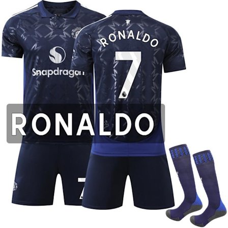 Manchester United 2024-25 Bortatröja för Barn, Fotbollströja med Ronaldo Nummer 7
