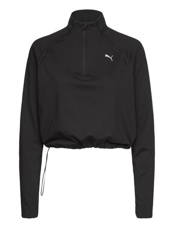 Run Cloudspun 1/4 Zip W Black PUMA