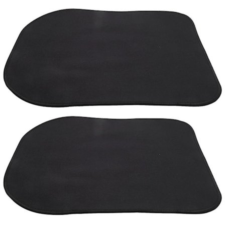 2x Glidebrett for Thermomix Tm6 Tm5 - Tilbehør Underlag Sklisikkert Holdbart Sort for Vorwerk Fo