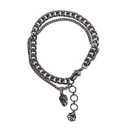 Alexander McQueen Bracelets Grå, Herre Armbånd, Størrelse: ONE Size