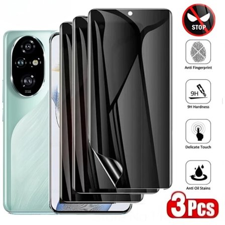 3-pack Full Coverage Sekretess Hydrogel Film kompatibel Honor Magic 7 6 5 Pro Lite X9c X8a Skärmskydd kompatibel Honor 300 200 100 90 Pro 5G