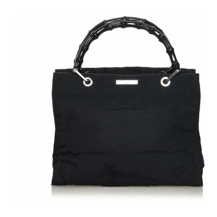 Gucci Vintage, Pre-owned Handbags Zwart, Dames, Maat:ONE Size,nylon