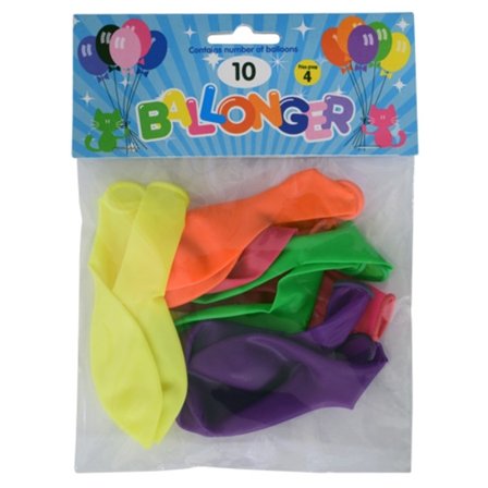 Balloner 25 cm Neonmix 10-pak