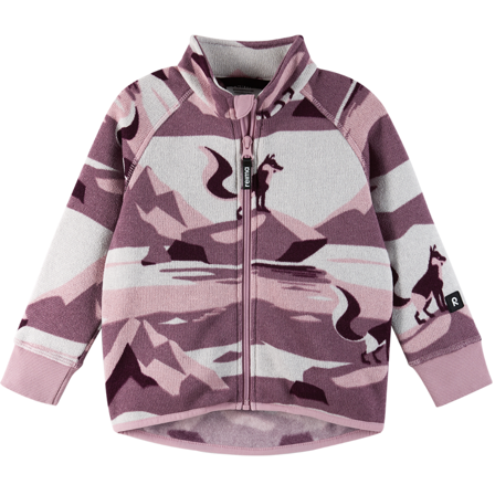 Reima Fleece Sweater Ornament Kids Deep Purple