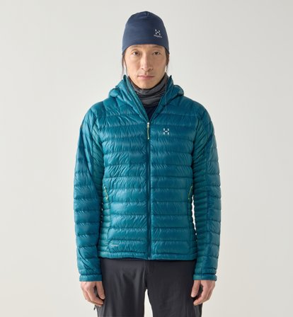 Haglöfs L.I.M Down II Hood Men Deep Teal/Mountain Teal - S
