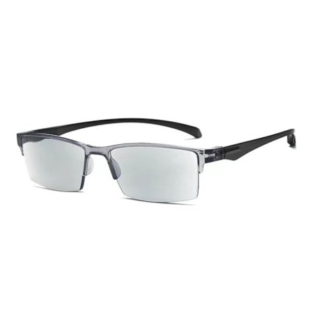 Anti-blåt Lys Læsebriller Automatisk Zoom Briller GRÅ