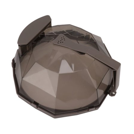 Mikroaaltouunin kansi parannetulla jatkokahvalla, kirkas roiskesuoja päivittäiseen ruoanlaittoon, pitää ruoan kosteana timanttikuvion avulla