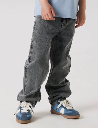 name it Nkmryan Straight Jeans Carp 4525-Im Noos - Grey - 128