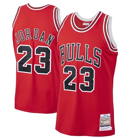 Mænd #23 Michael Jordan Chicago Bulls retrotrøje