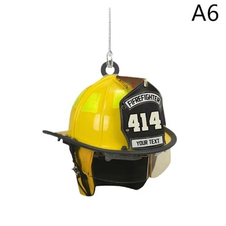 NY Bil hængende indretning Brandmandsfrakke Hat Simuleringsmodel Dec
