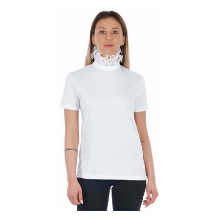 Frankie Morello, T-Shirts Wit, Dames, Maat:XL