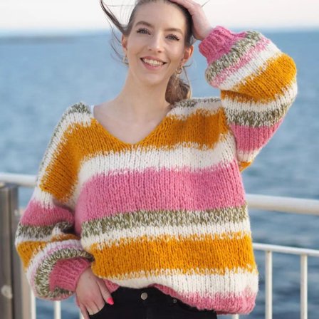 Knit Norway VEDA Genser Oppskrift