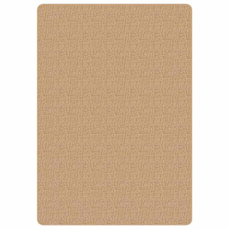 vidaXL Jutematta med latexundersida 140x200 cm naturlig