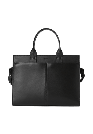 Wera Handväska i läder AMY Handväskor Svart ONESIZE