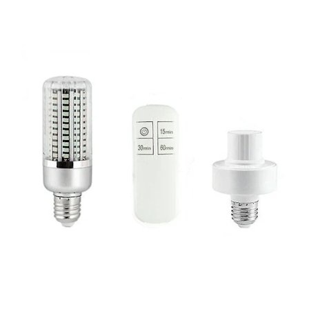 UVC Ultraviolet Desinfektionslampe 40w Majslampe Led Bakteriedræbende Lampe Fjernbetjening Timer Ster