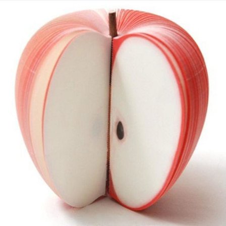 Frugt Memo Blok, Bærbar DIY Post-it Papirblok & Kontorartikler 2 stk (Tilfældig Farve, Tilfældig Stil)