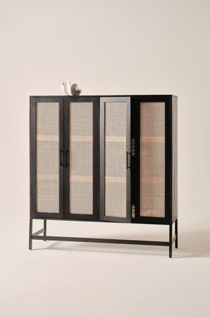 Jotex - Skap Beige - HARRLOW - Kjøp Skap & Vitrineskap hos Jotex