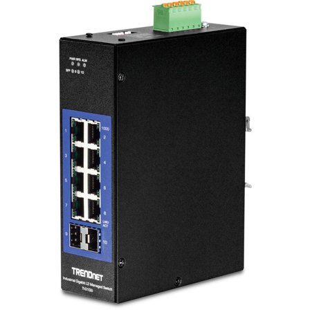 TRENDnet TI-G102i - Industrial - switch - 10 porter - Styrt - TAA-samsvar