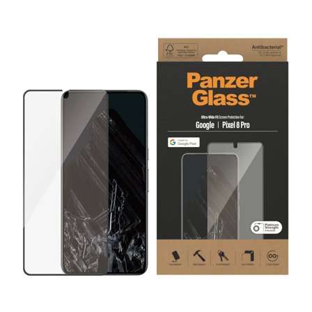 Panzer Google Pixel 8 Pro | Ultra-Wide Fit Screen Protector PanzerGlass - High quality tempered glass screen protector