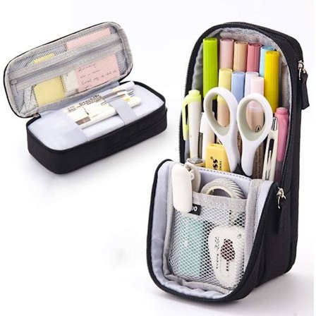 Skoleskrin stående stasjonær veske sammenleggbar pennal