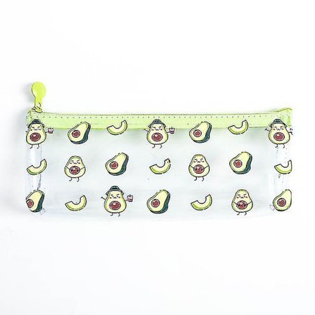 Avocado Pennal Etui Skole | Myk Avocado Pennal Etui 2021 | Skoleutstyr Avocado - 1 -(xiaoNiuYouGuo)