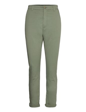 News Edit Trousers Bukser Med Rette Ben Grønn Hope