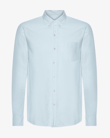 Organic Button Down Shirt - Polar Blue 2XL