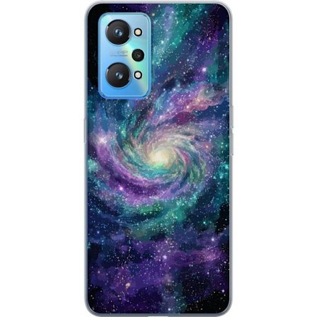 Kompatibelt Mobildeksel til Realme GT Neo2 Dekorativ orientalsk lykt med halvmåne og stjerner i varm gylden nattmiljø