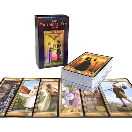 The Pictorial Key Tarotkort 78 st Kort Engelska Visions Spådom öde Tarotlek Brädspel För Familjefester