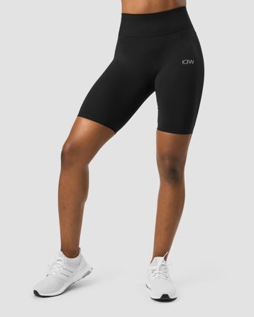 ICANIWILL - Define Seamless Biker Shorts Black Wmn- Sport kurze hose - Damen - ICIW