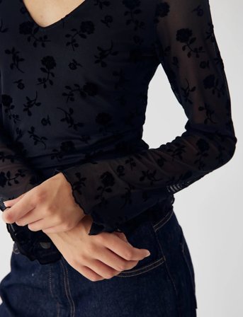 Noella Lucille Top - Black - M