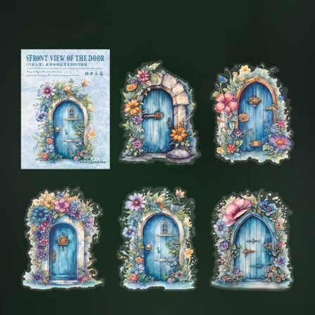 Scrapbook Stickers Vintage Sticker 5 5