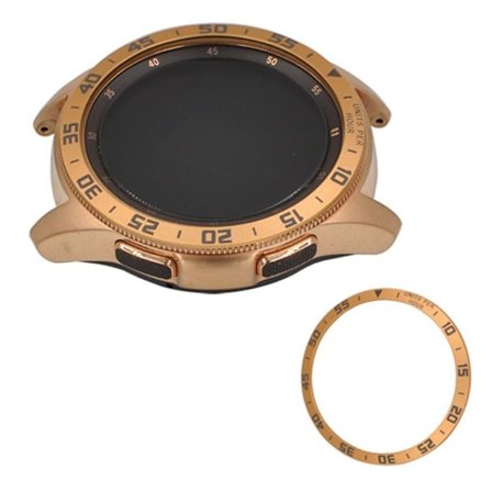 Samsung Galaxy Watch (46mm) med elegant ram - Guld