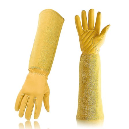 Lange Hagehansker for Kvinner, Tykke og Tornsikre Hagearbeidshansker med Mansjett