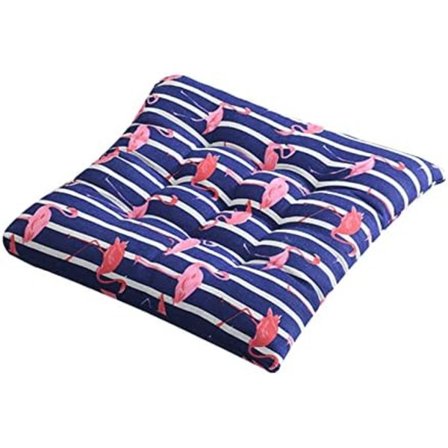 Stolehynder til spisebordsstole, sæt med 1, dyremønstret havestolepude 40 cm, siddehynder til køkkenstole