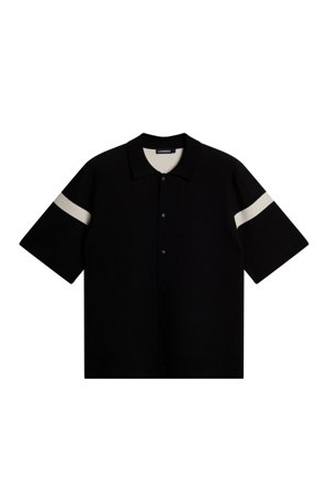 J.Lindeberg - Rayne Knitted Shirt - Black - Man - S