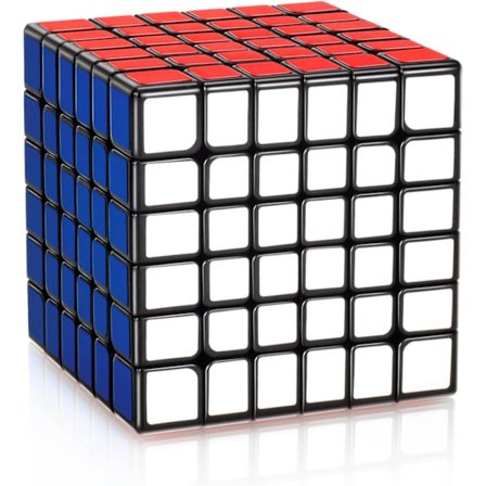 6x6 Speed Cube, Ammattimainen 6x6x6 Magic Cube Musta, 6x6 Speed Cube -setti Lahjoja pojille ja miehille