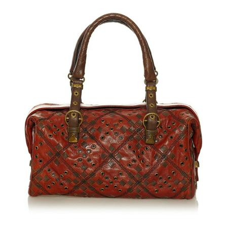Bottega Veneta Vintage, Handbags Oranje, Dames, Maat:ONE Size