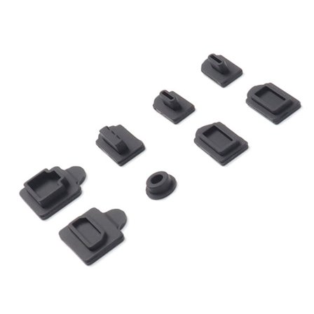 Støvplugg for PS 5 Slim-konsoll, støvbeskyttelse, støvdeksel LAN Type-C USB-dokk