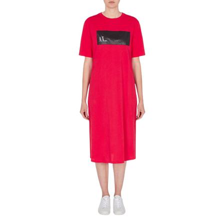 Armani Exchange Midi Kjole Rød, Dame