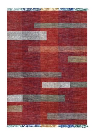 Stort Kelim Moderne Teppe 244X345 Ull