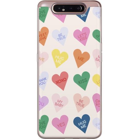 Yhteensopiva Puhelinkuori Samsung Samsung Galaxy A80 Karkkisydämet