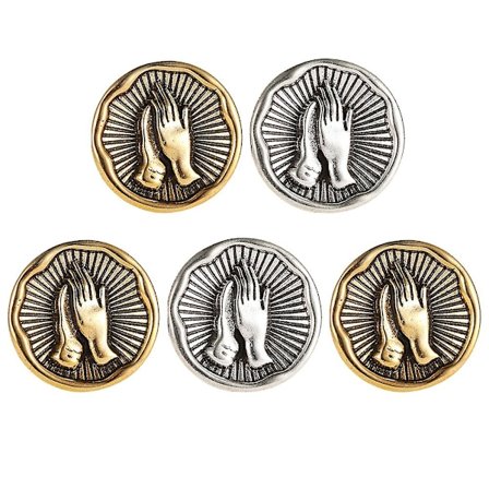 5 st Brosch Kreativt Mode Vintage Be Hand Decor Legering Brosch Tillbehör Smycken Prydnad Broschklämma