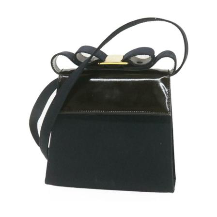 Salvatore Ferragamo Pre-owned, Shoulder bag Zwart, Dames, Maat:ONE Size,nylon