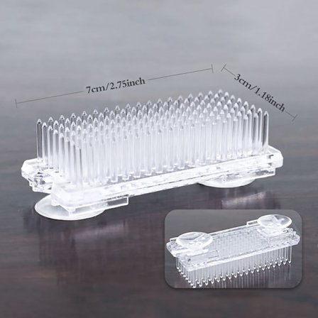 Rund Ikebana Kenzan Flower Frog Sugkopp Plast Flower Arr