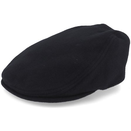 Lacoste - Svart flatcap Keps - Wool Black Flat Cap @ Hatstore