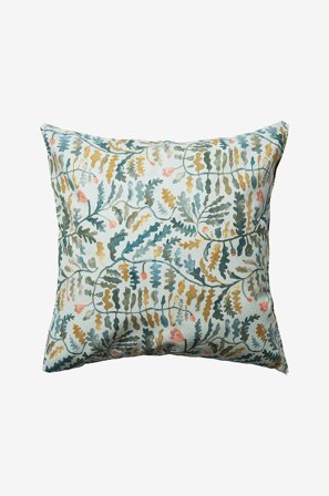 Svanefors - Pudebetræk Bertie - Blå - Pyntepuder & pudebetræk - 45X45 - Fra Homeroom