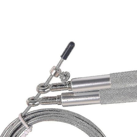 Nopean hyppyn köysi, teräsköysi, nyrkkeily, kuntosali, harjoittelu, 3m