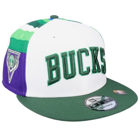 New Era - NBA Bianco snapback Cappellino - Milwaukee Bucks NBA21 City Off 9FIFTY Snapback @ Hatstore